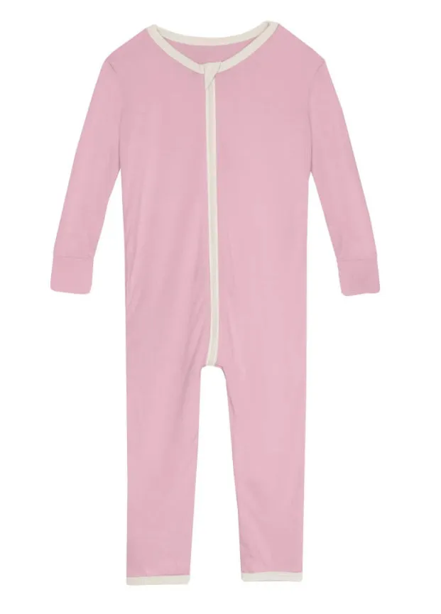Kickee Pants 2 Way Zipper Footie - Cake Pop with Neutral