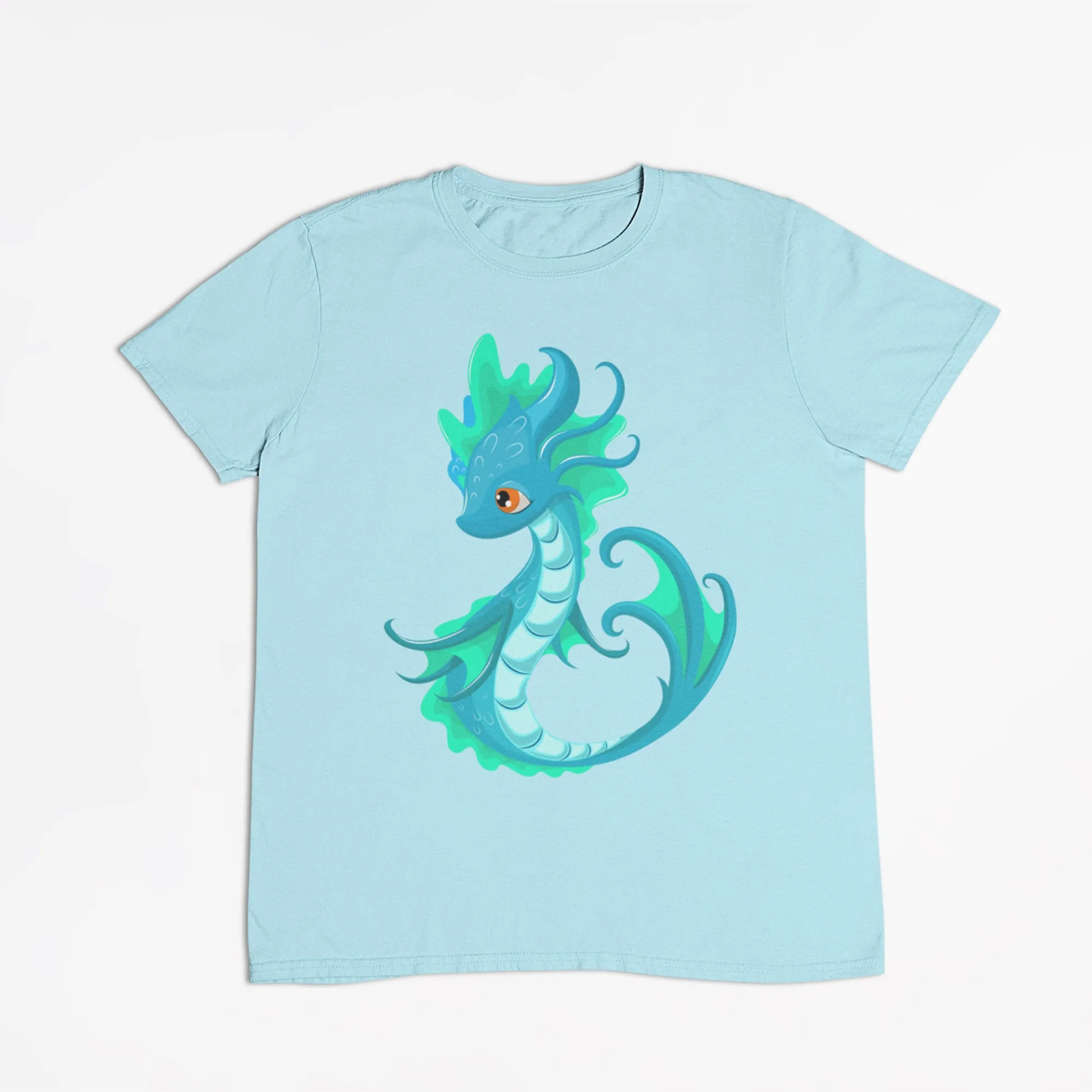 Kids Tee - 100% Cotton Sea Horse