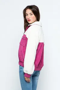 Levi Corduroy Jacket - Pink Beige & Soft Amethyst