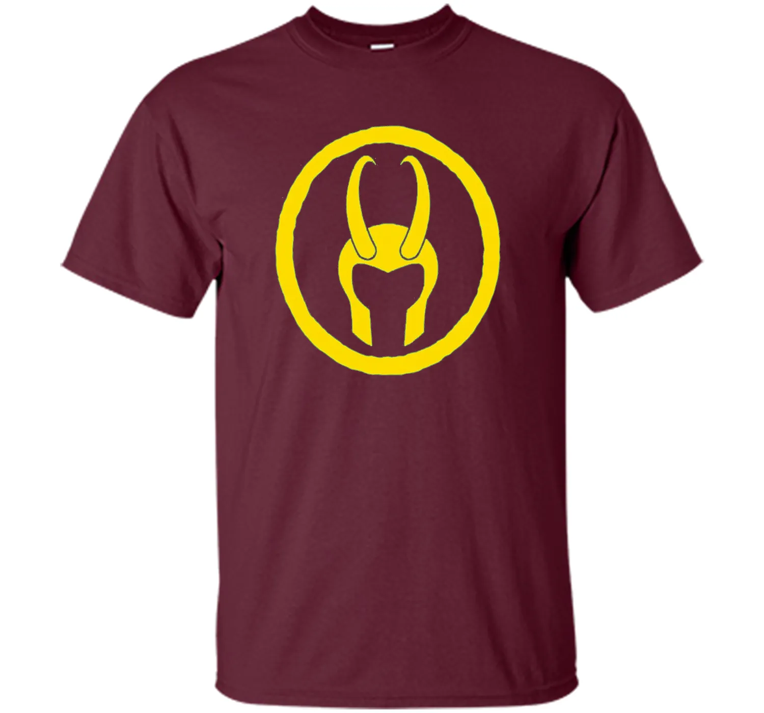 Loki Horned Helmet Graphic T-Shirt