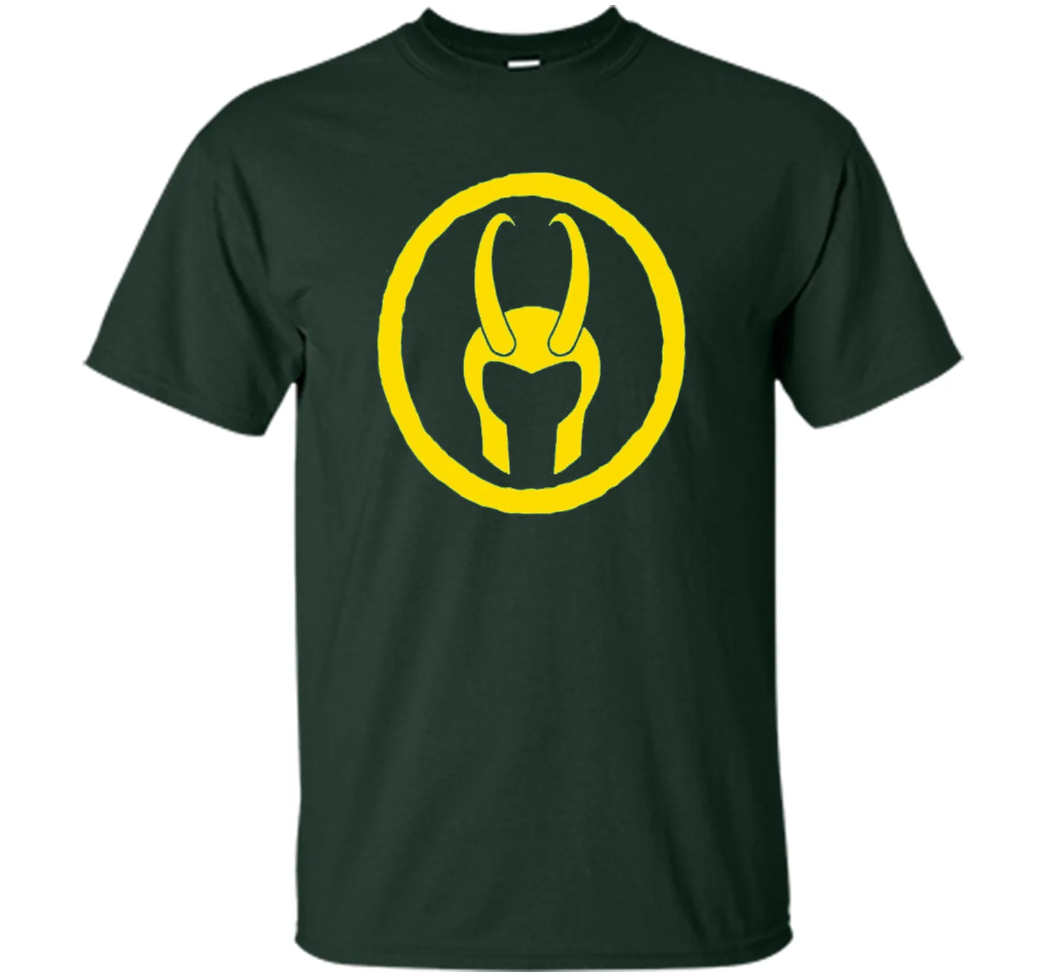 Loki Horned Helmet Graphic T-Shirt
