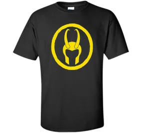 Loki Horned Helmet Graphic T-Shirt