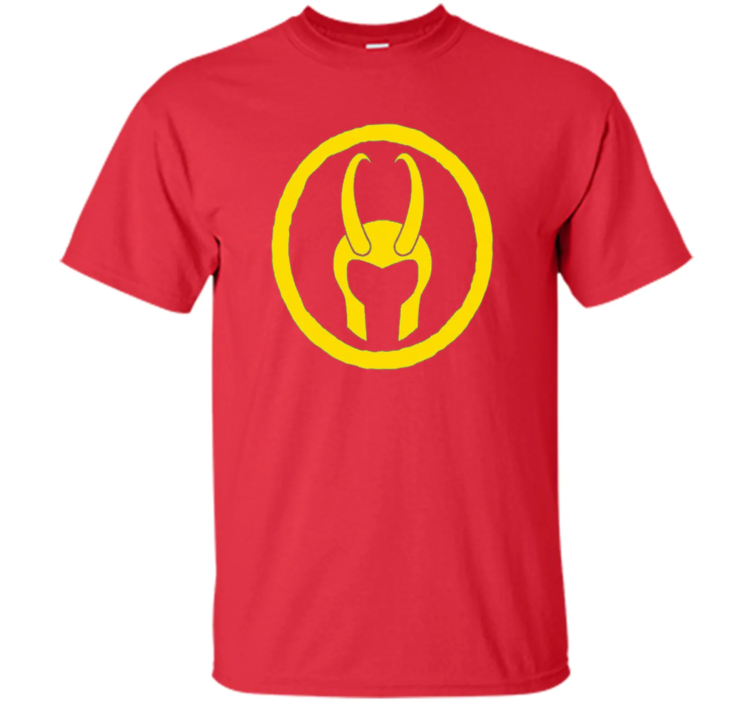 Loki Horned Helmet Graphic T-Shirt