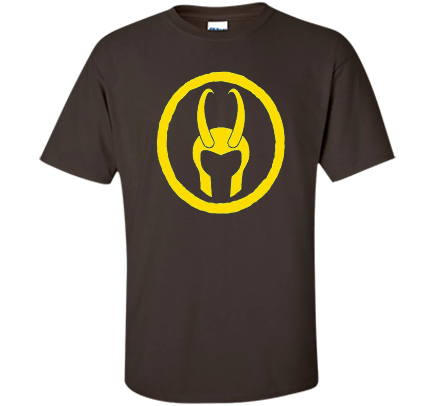Loki Horned Helmet Graphic T-Shirt