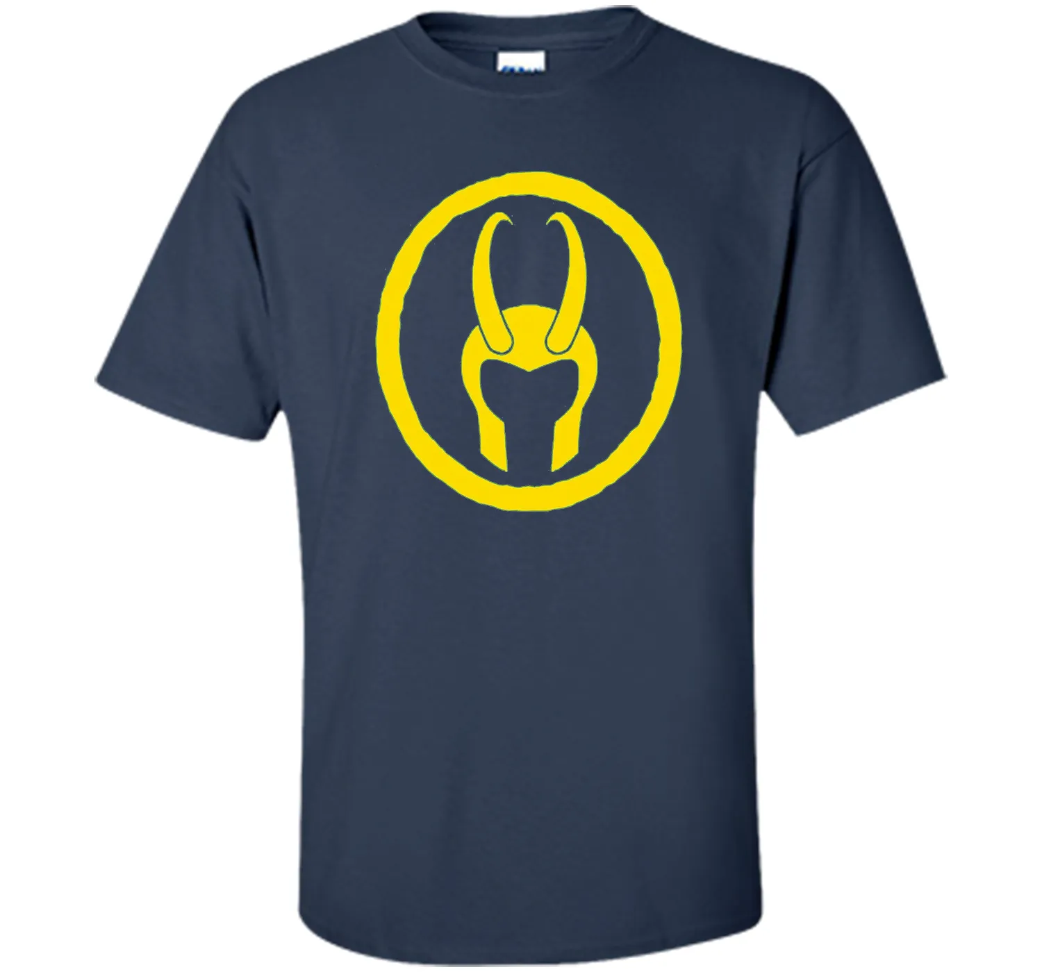 Loki Horned Helmet Graphic T-Shirt