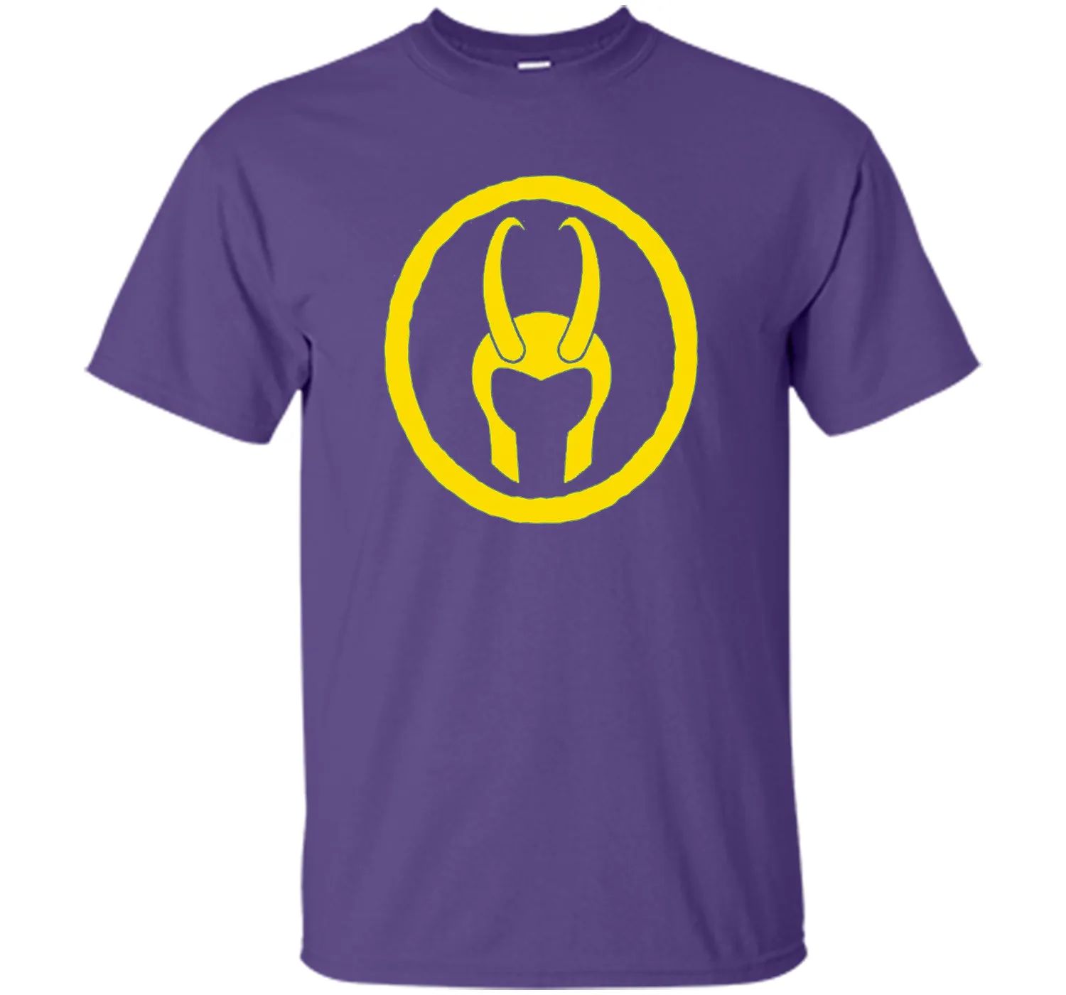 Loki Horned Helmet Graphic T-Shirt