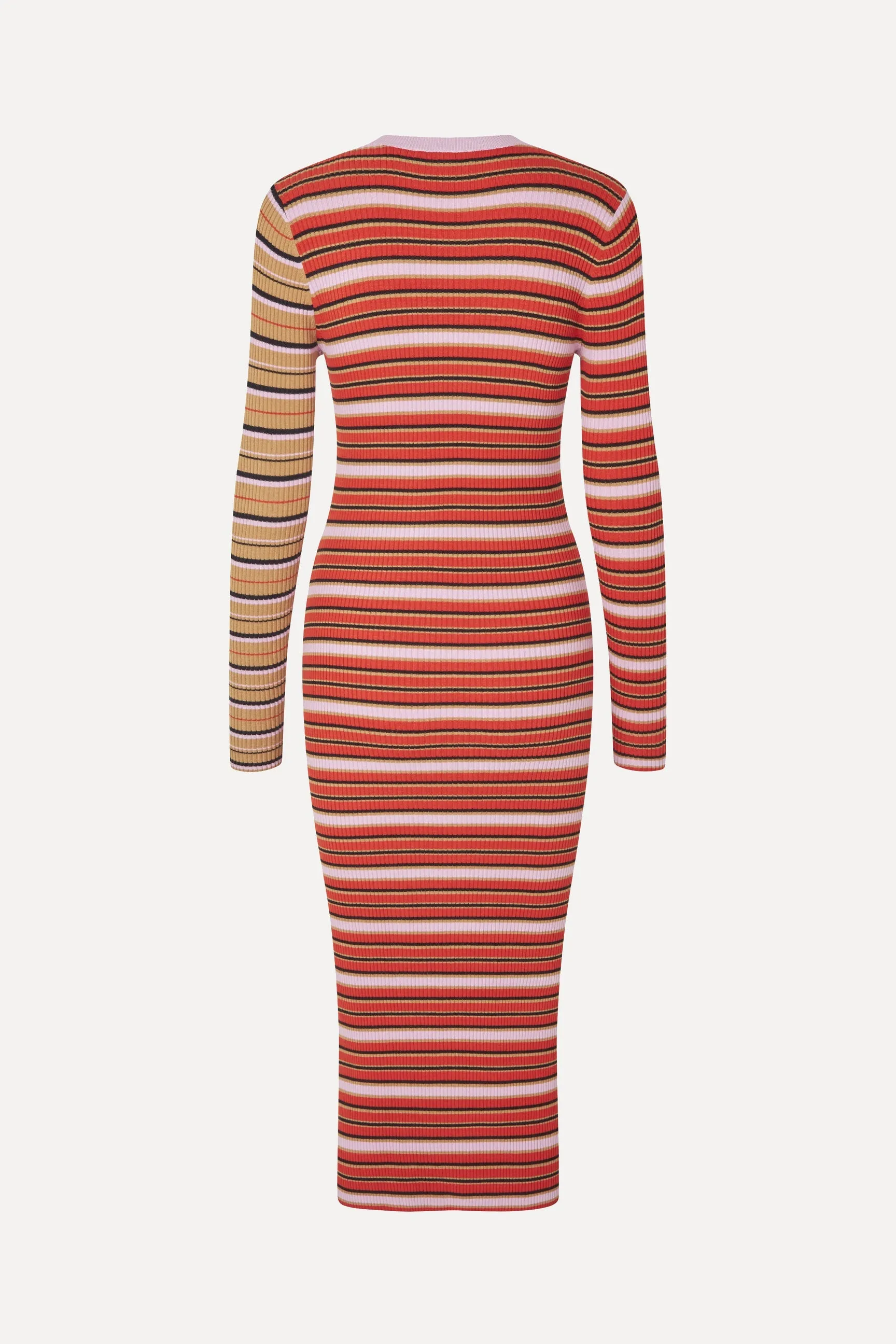 Long Sleeve Knit Dress w/ Slit