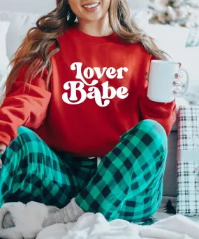 Lover Babe Vintage Valentines Day Sweatshirt