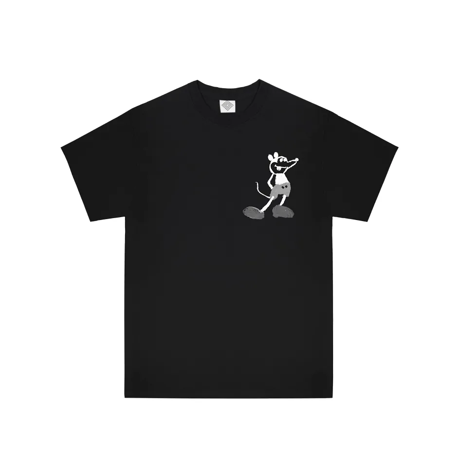 MAXI MOUSE SHORT SLEEVE TEE - BLACK