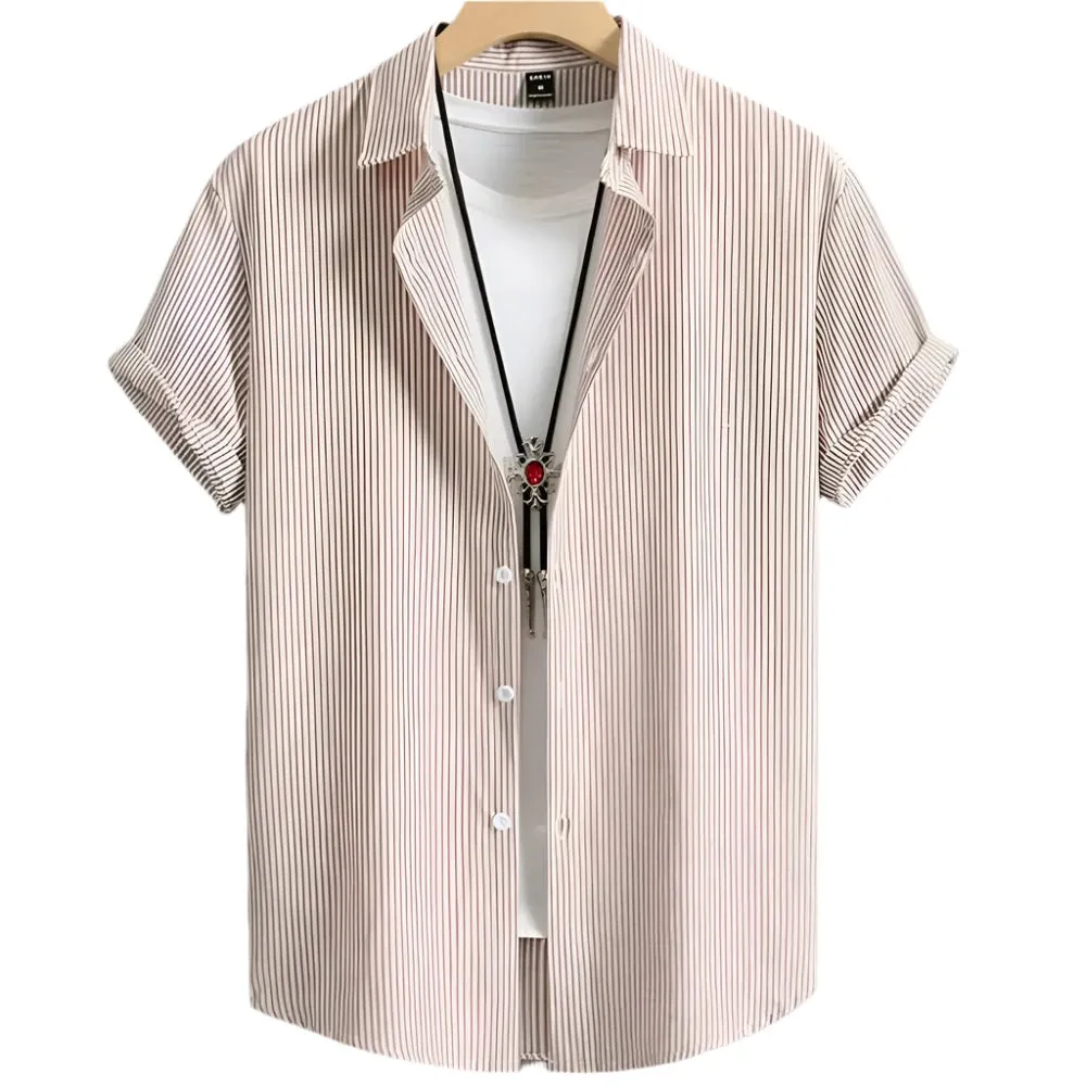 Men's Black Floral Hawaiian Shirt – High-Quality Loose Fit Casual Summer Short Sleeve