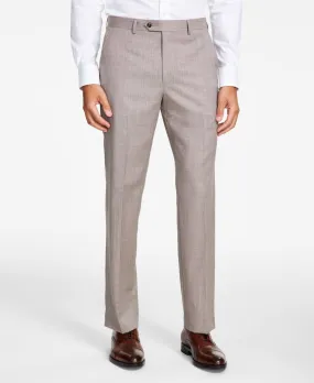 Michael Kors Mens Classic fit Dress Pants 32 / 30 Beige Solid Stretch