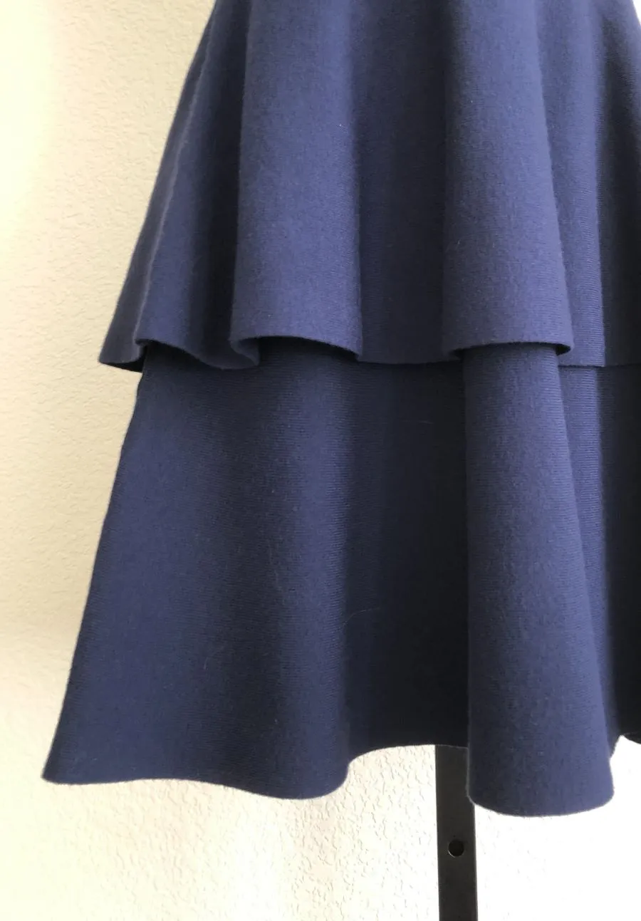 Milly Size XS Navy Knit Dress