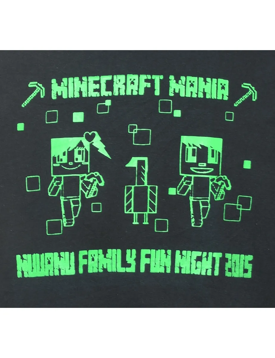 Minecraft Mania Printed T-shirt - L