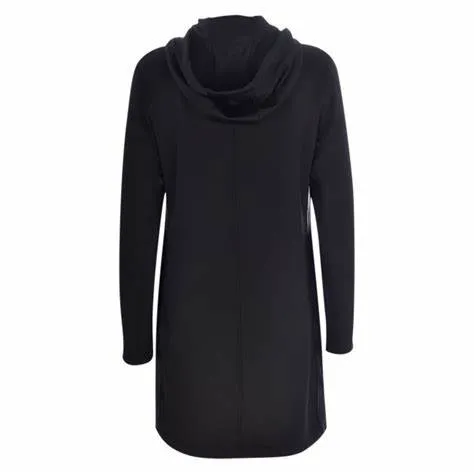 Monari 804649 Long Black Neoprene Hooded Jacket