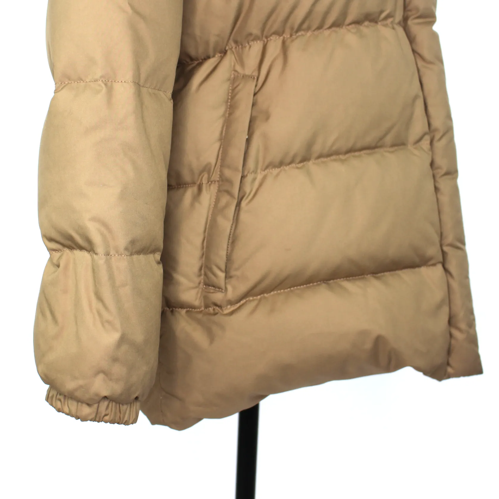 Moncler Down Filled Puffer Fur Hooded Coat
