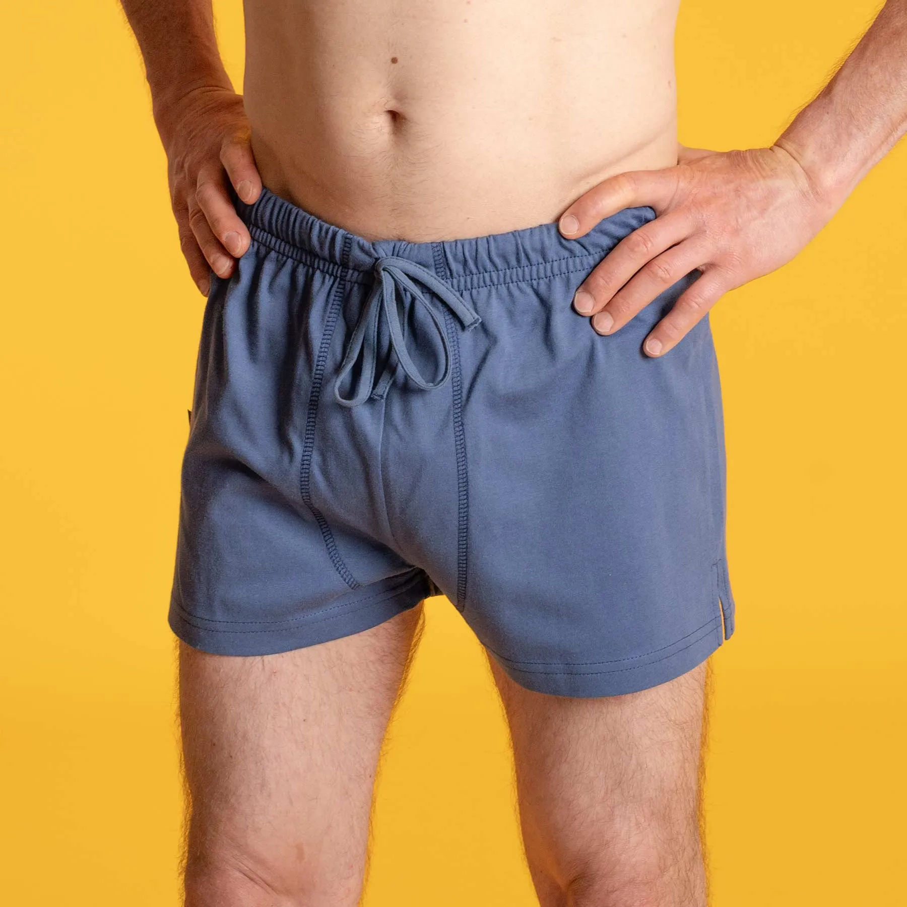 MONET 100% Organic Prima Cotton Boxer Briefs (Occasional Swim Trunks & Beachwear; OC Thread; Biodegradable Option) (Unisex)