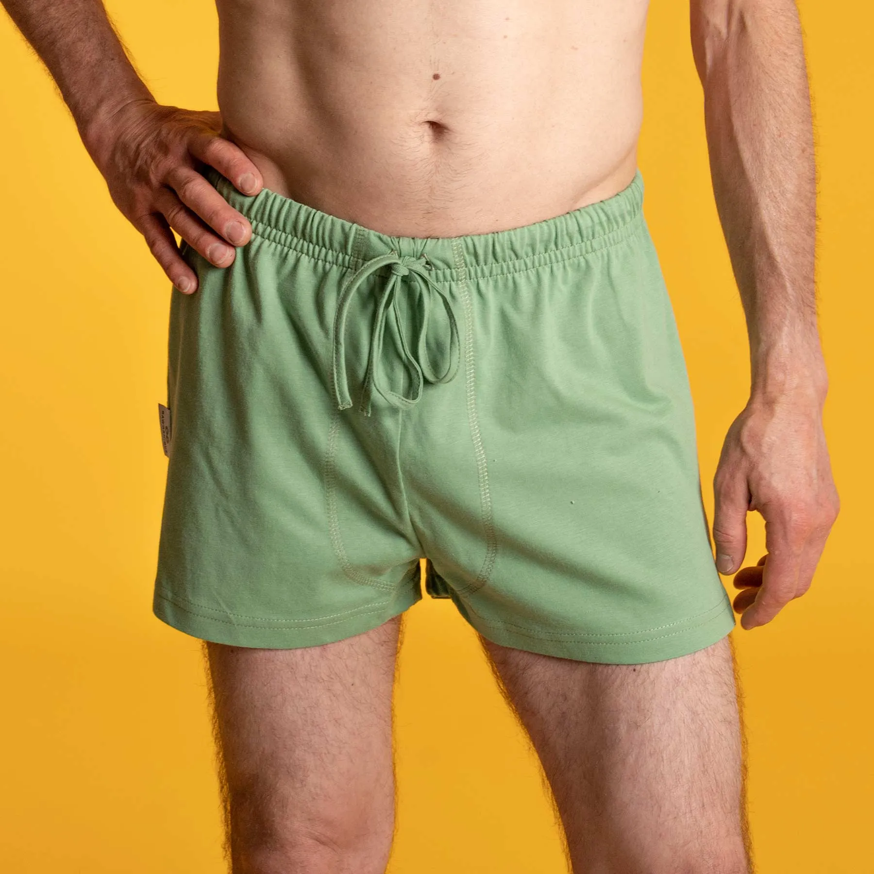 MONET 100% Organic Prima Cotton Boxer Briefs (Occasional Swim Trunks & Beachwear; OC Thread; Biodegradable Option) (Unisex)