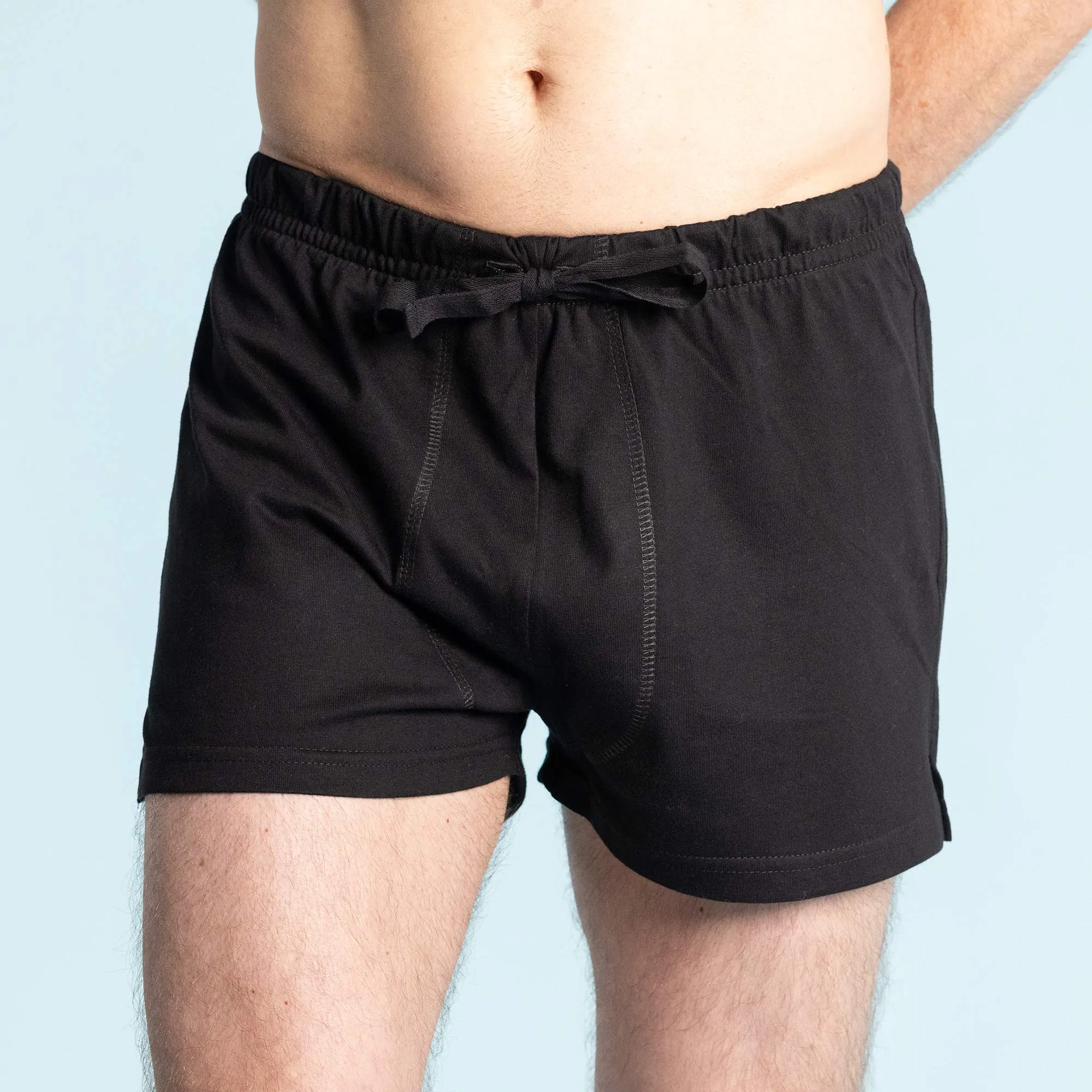MONET 100% Organic Prima Cotton Boxer Briefs (Occasional Swim Trunks & Beachwear; OC Thread; Biodegradable Option) (Unisex)