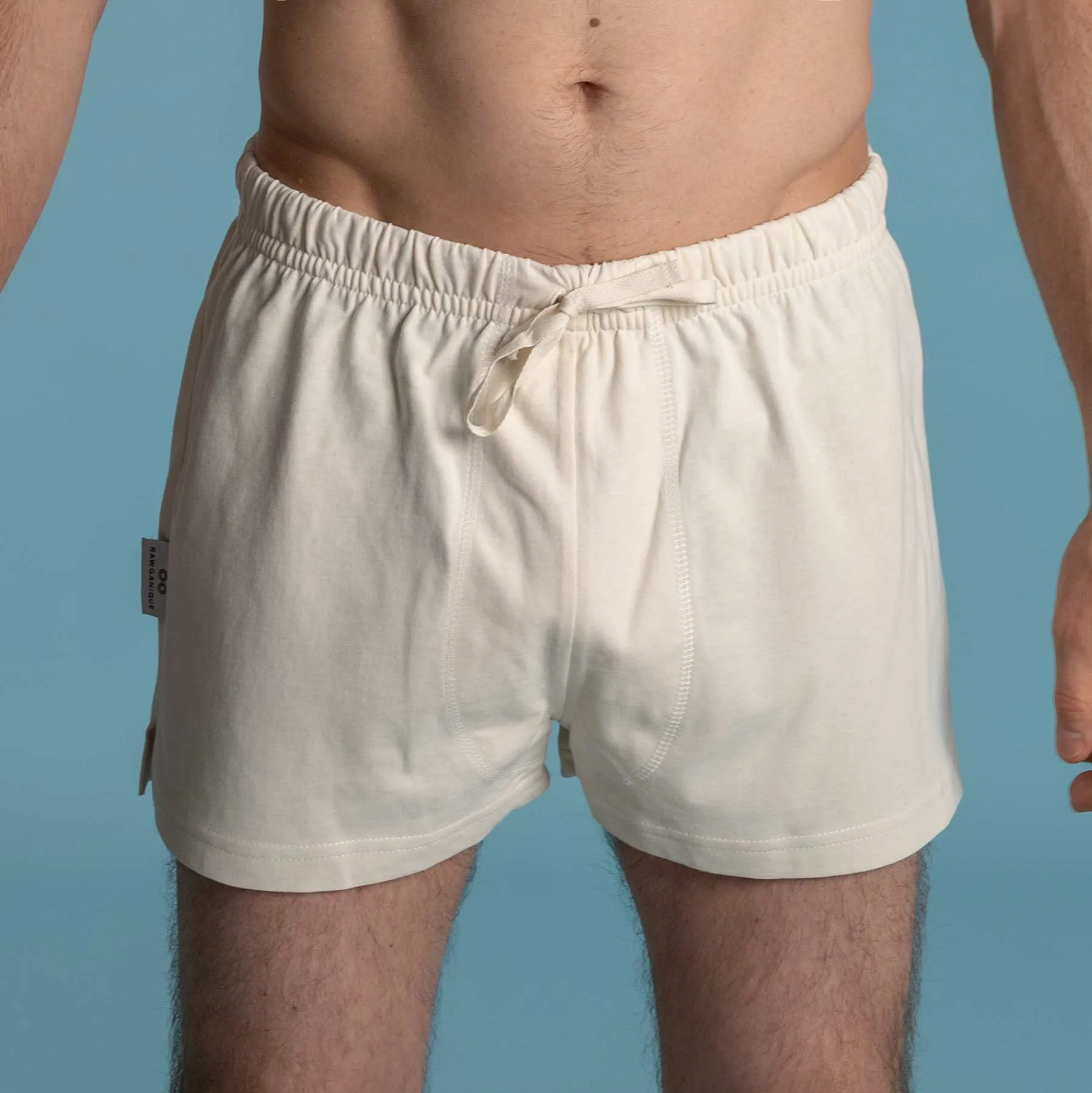 MONET 100% Organic Prima Cotton Boxer Briefs (Occasional Swim Trunks & Beachwear; OC Thread; Biodegradable Option) (Unisex)