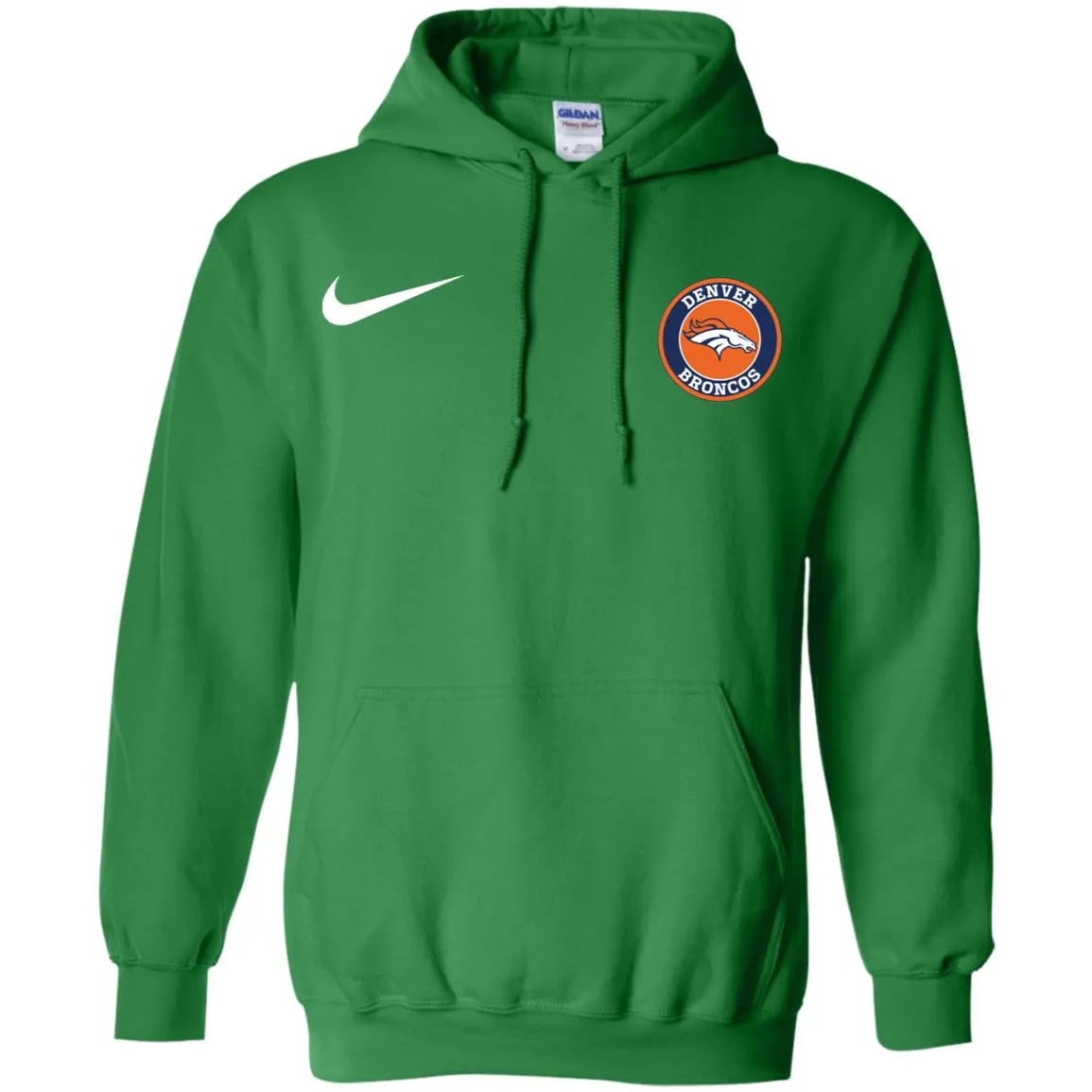 Nike Denver Broncos Nfl Football Men Pullover Hoodie