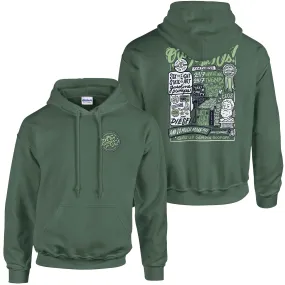Our Pumps For Us! Deluxe Military Green Hoodie