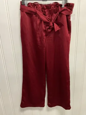 Pants Dress By Time And Tru In Red, Size: L