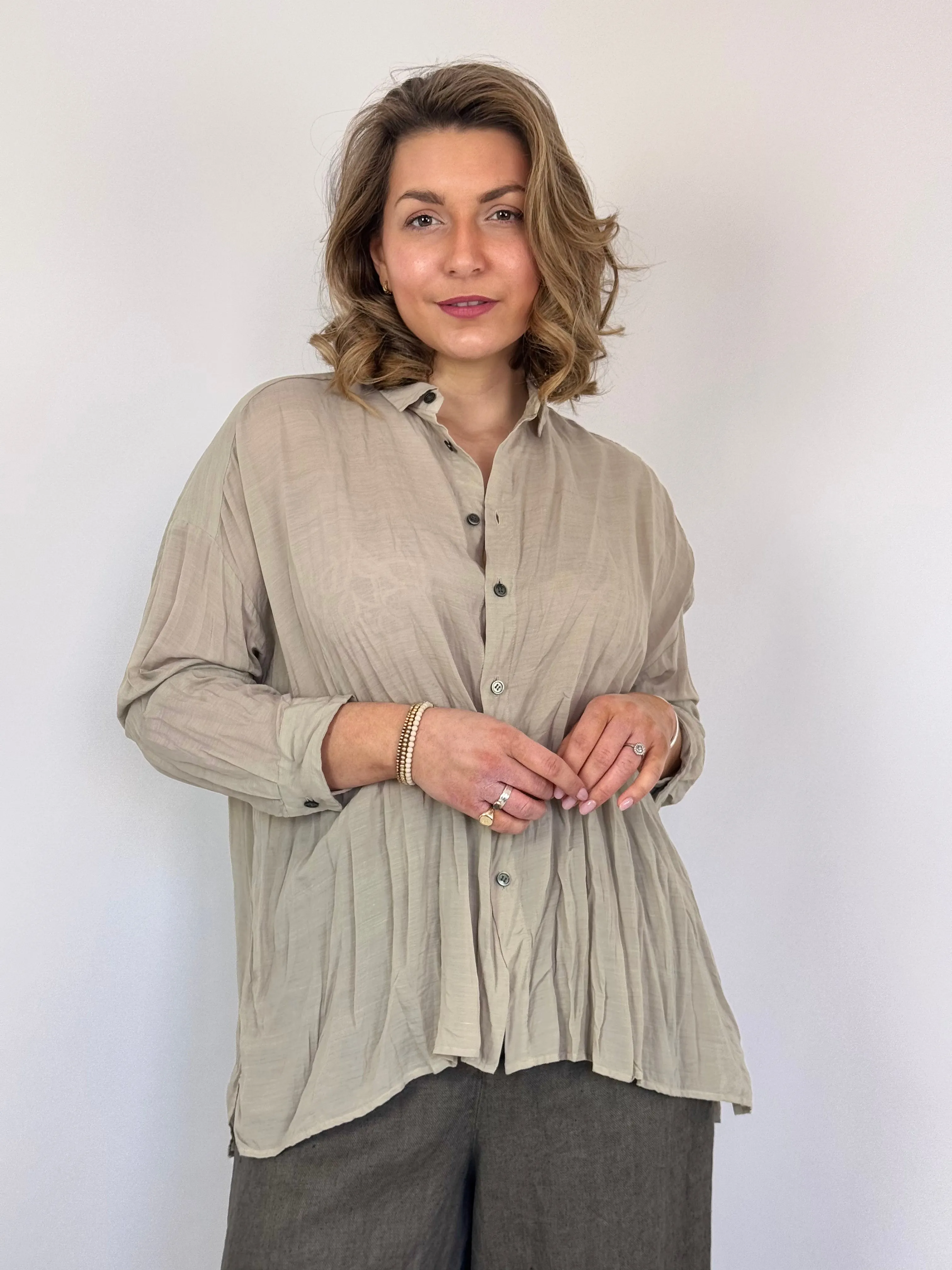 Pas De Calais 6636 Blouse Grey