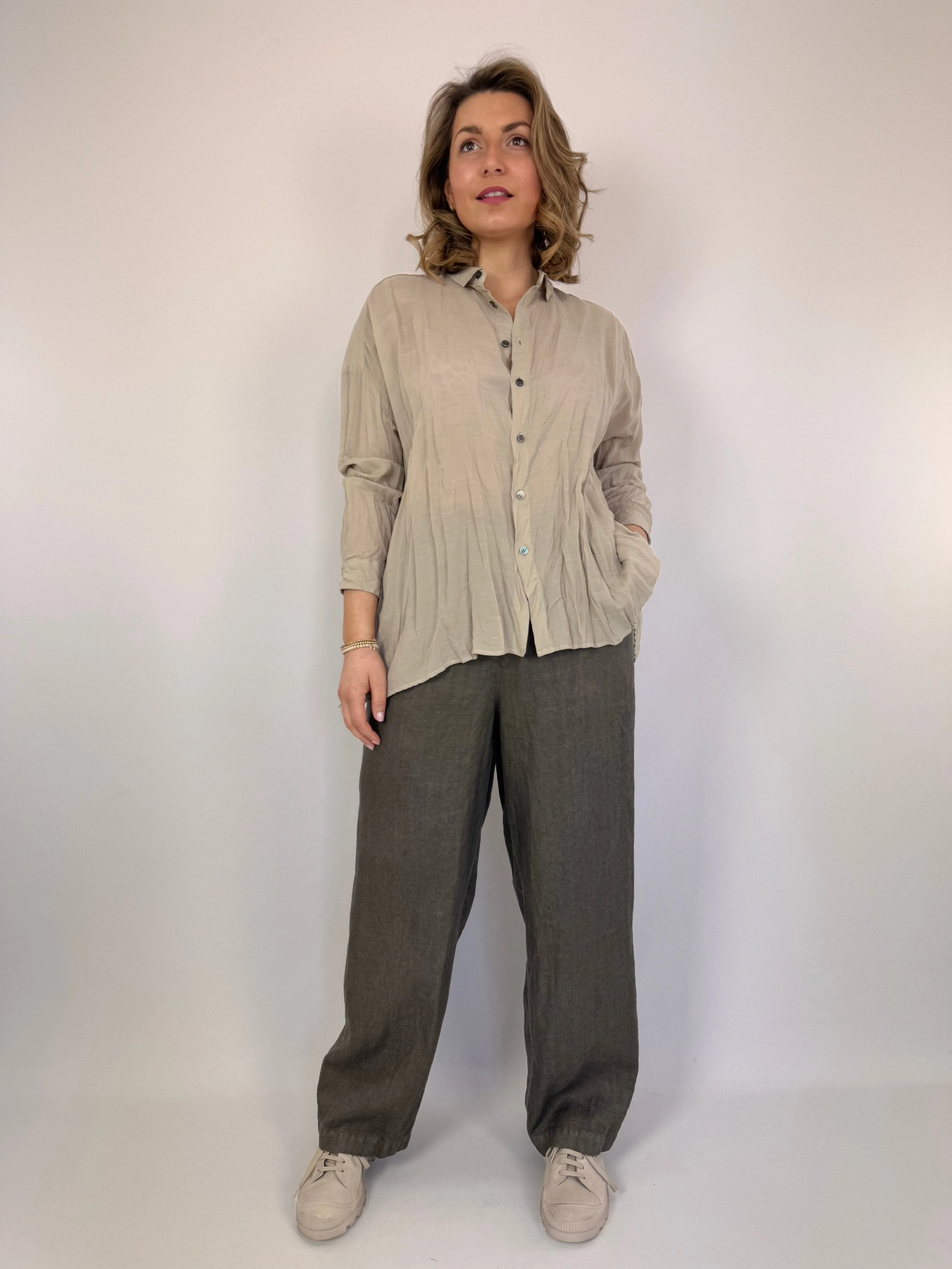Pas De Calais 6636 Blouse Grey