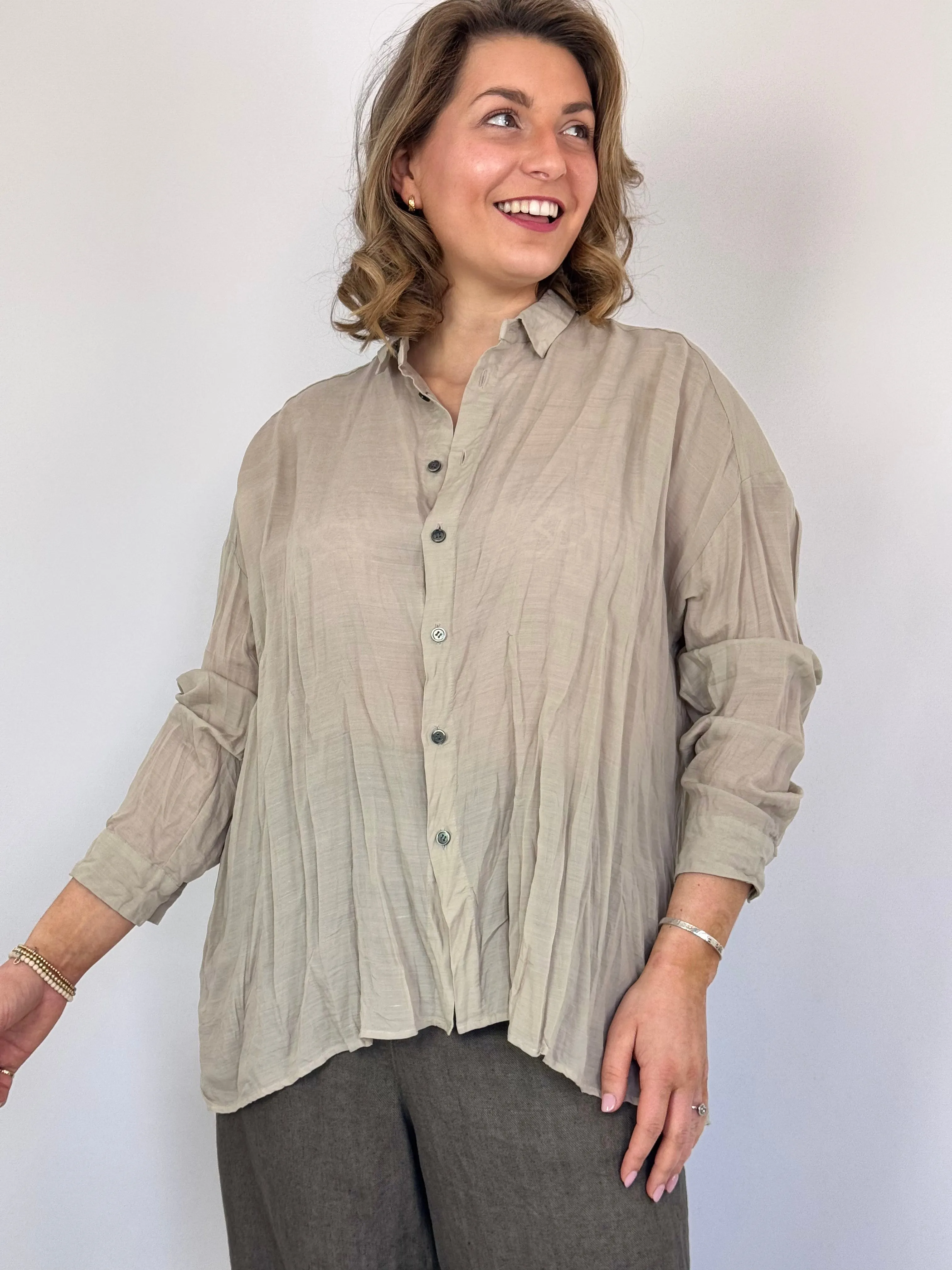 Pas De Calais 6636 Blouse Grey