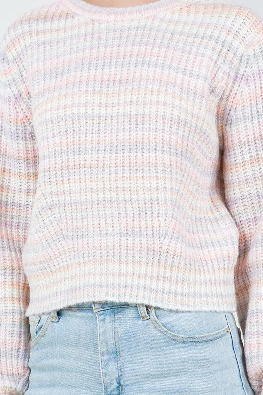 Pastel Stripe Sweater