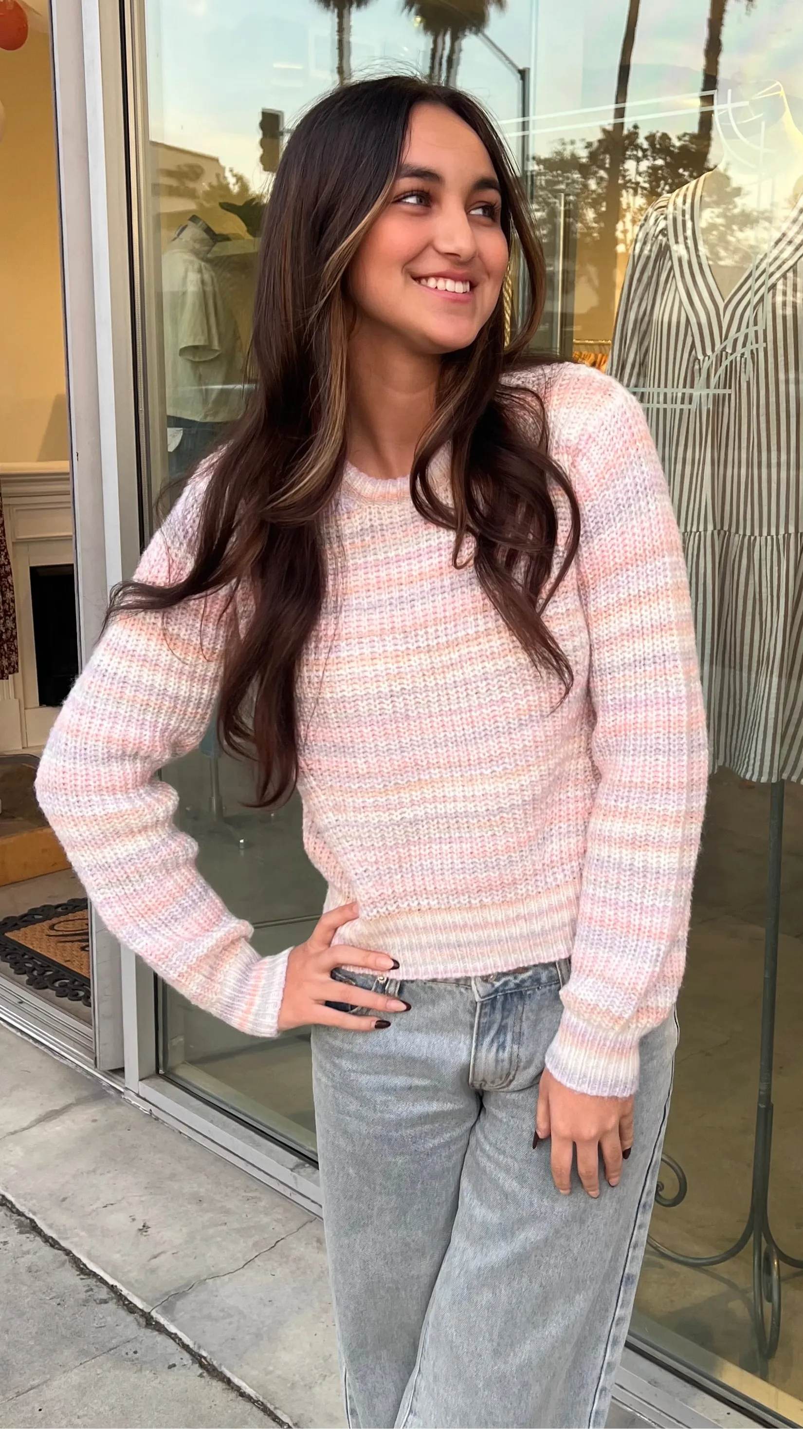 Pastel Stripe Sweater