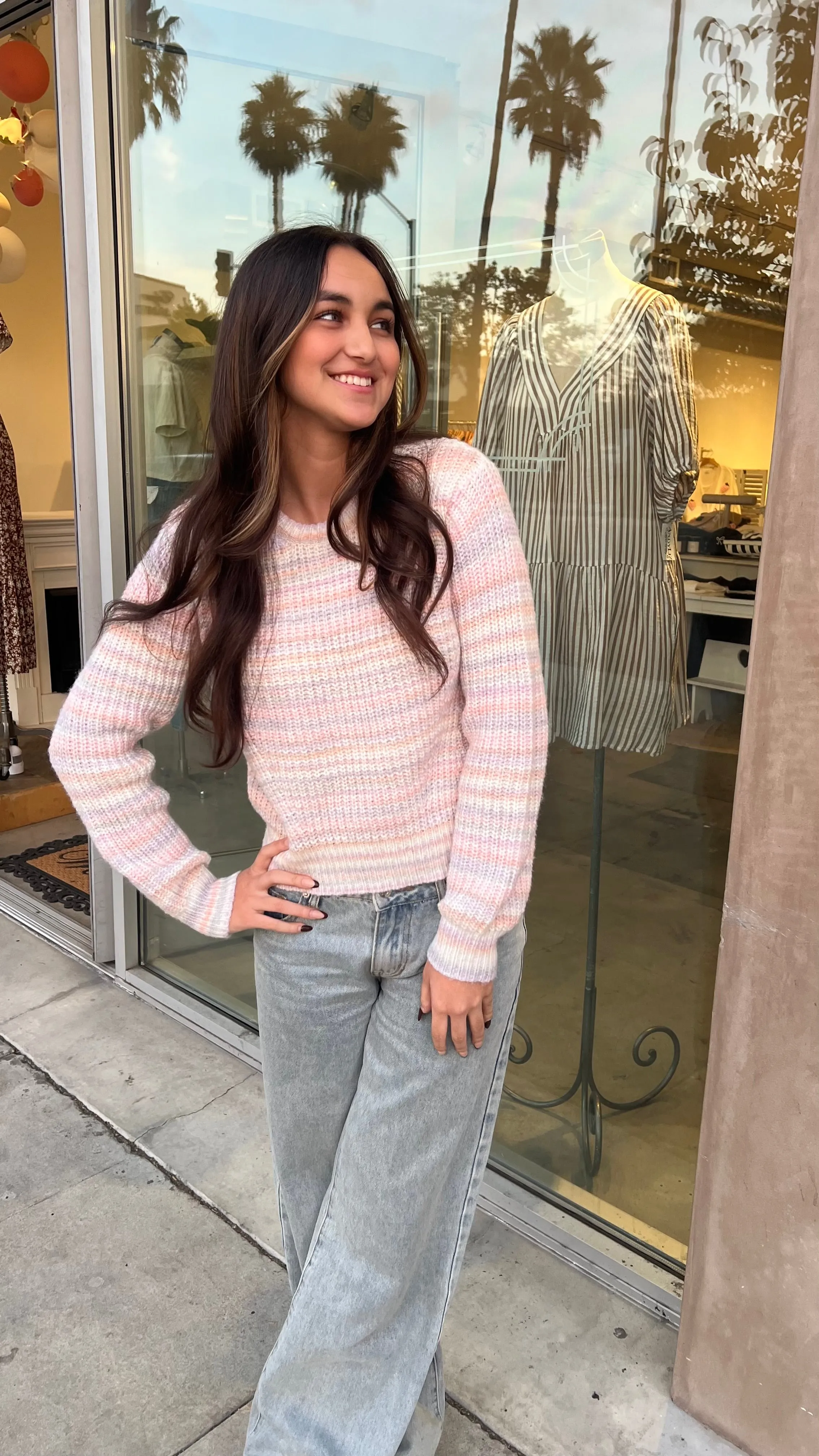 Pastel Stripe Sweater