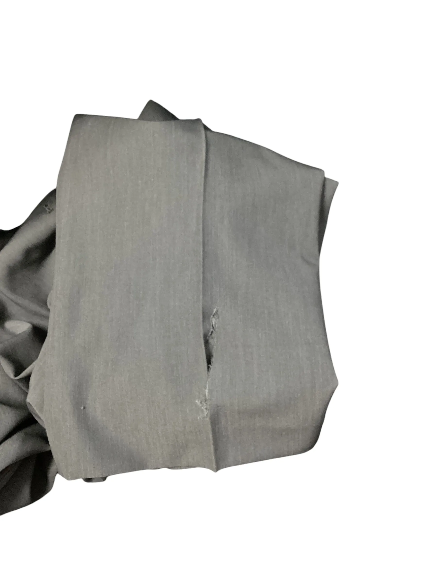 Perry Ellis Mens Modern fit Dress Pants 38 / 30 Grey Solid Stretch