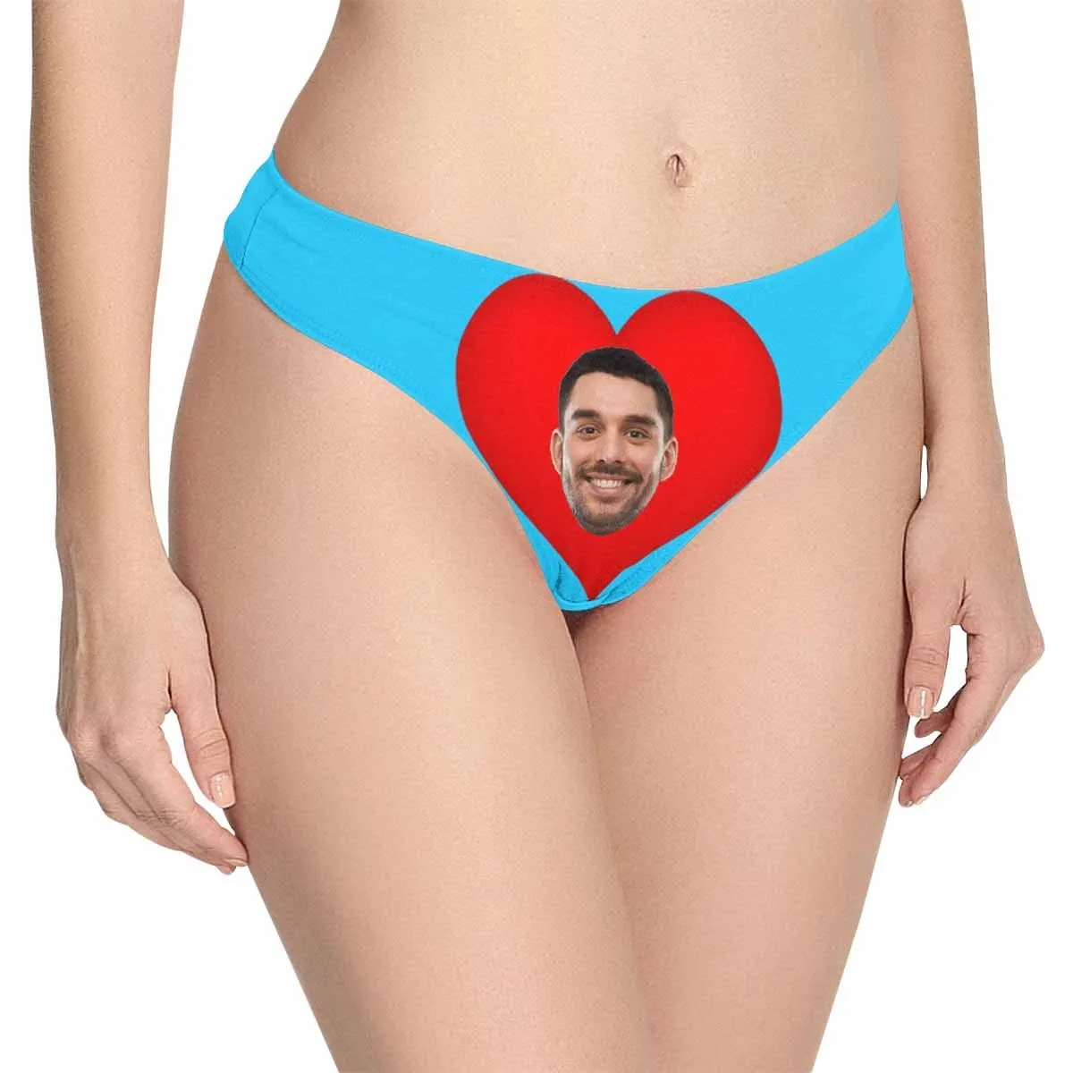 Personalized Underwear for Her Custom Face&Name Promise Women's Classic Thongs Gift for Her