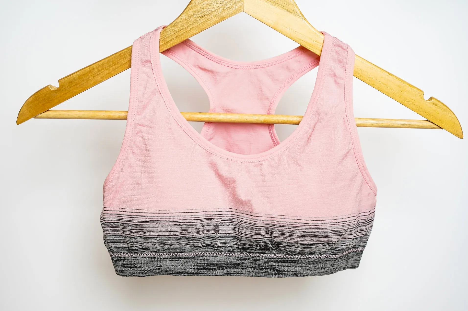 Pink and Grey Ombre Bra