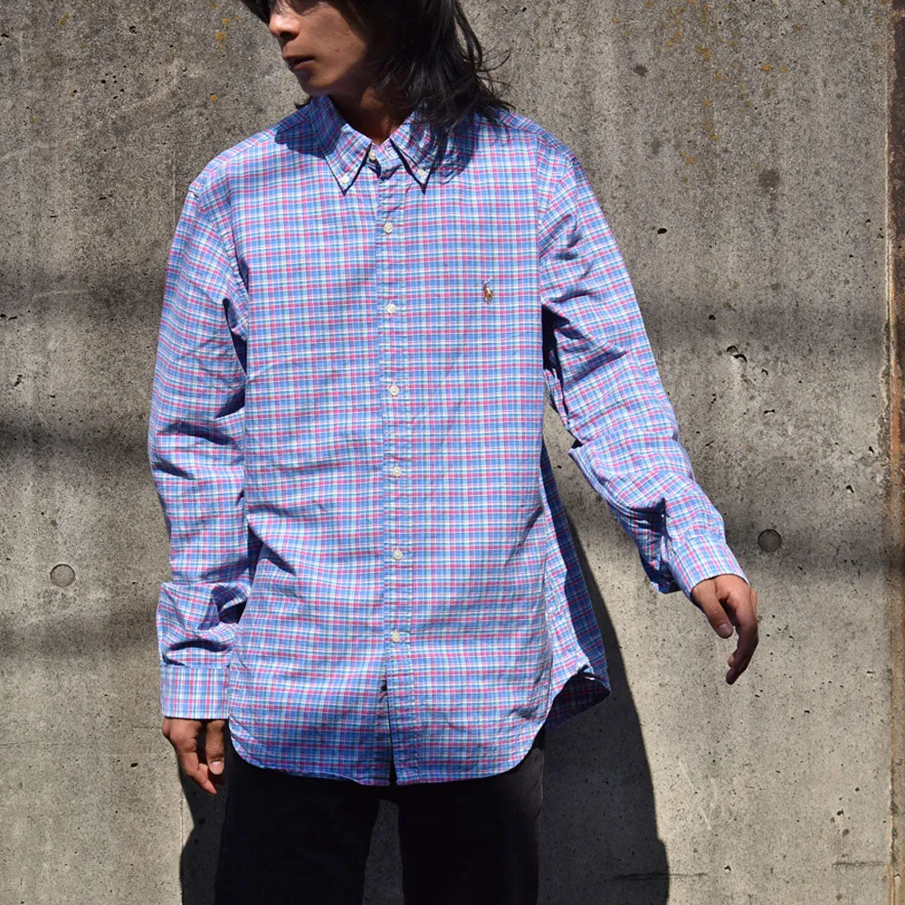 Ralph Lauren/ラルフ ローレン “CLASSIC FIT” チェック ボタンダウンシャツ　230504