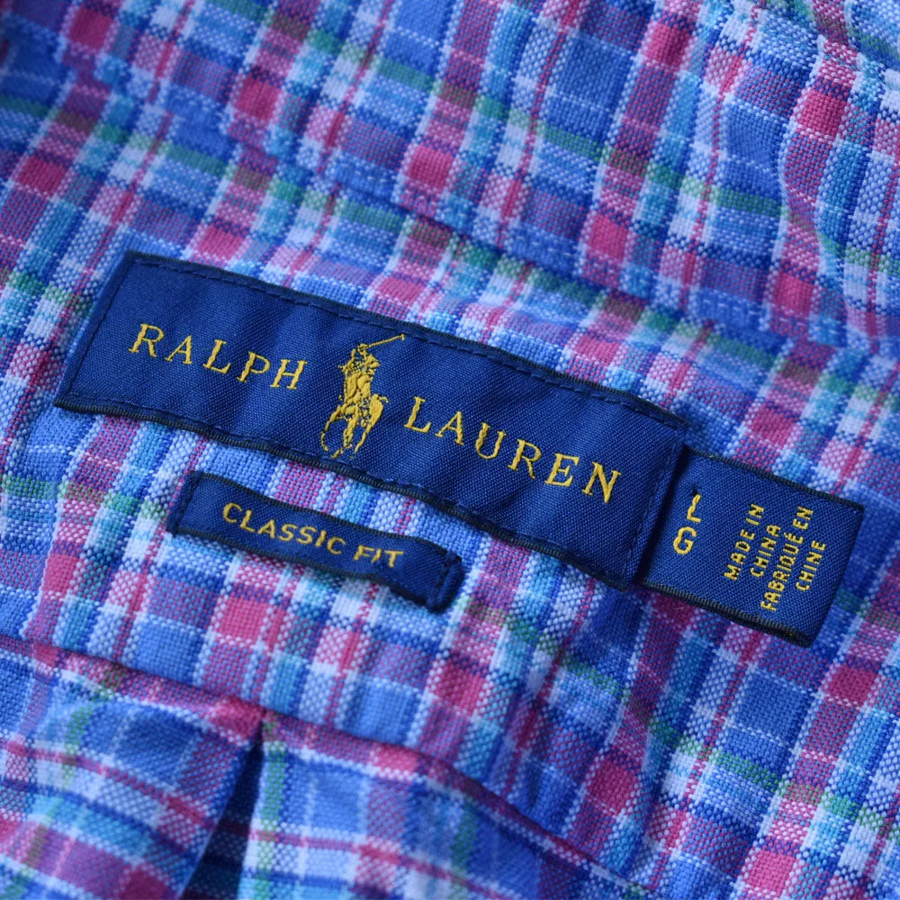 Ralph Lauren/ラルフ ローレン “CLASSIC FIT” チェック ボタンダウンシャツ　230504