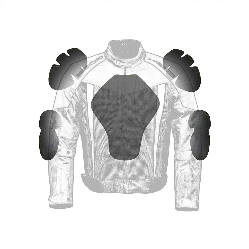RIDERACT® Textile Motorcycle Jacket Gaze Waterproof Motorbike Jacket