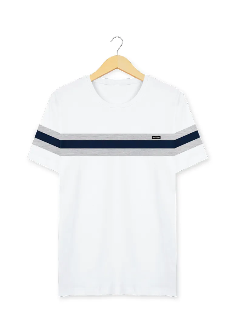 Ryusei Kaos Pria Yoshimasa CMB White