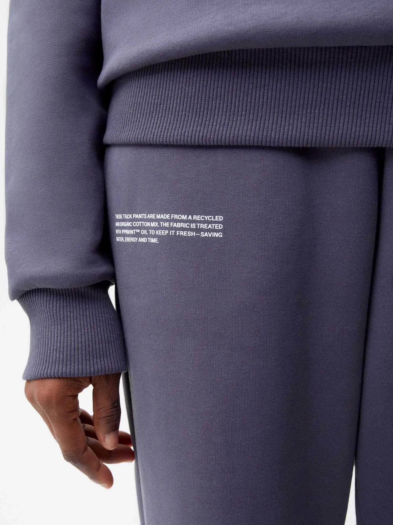 Signature Track Pants - Neutral Tones—slate blue