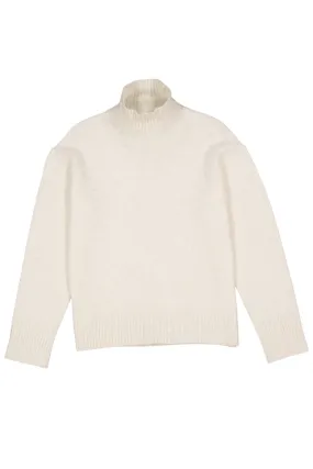 SILVER JEANS High Neck Loose Fit Pull-Over Sweater