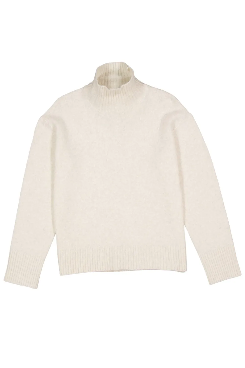 SILVER JEANS High Neck Loose Fit Pull-Over Sweater
