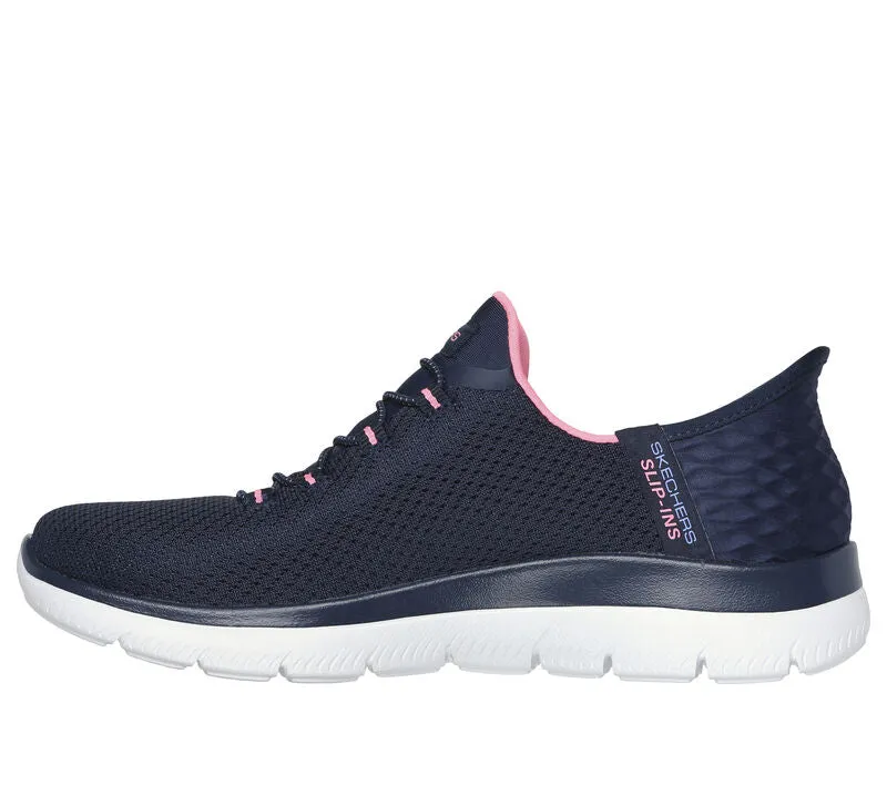 Skechers Slip-ins - Summits - Diamond Dream - Navy/Pink