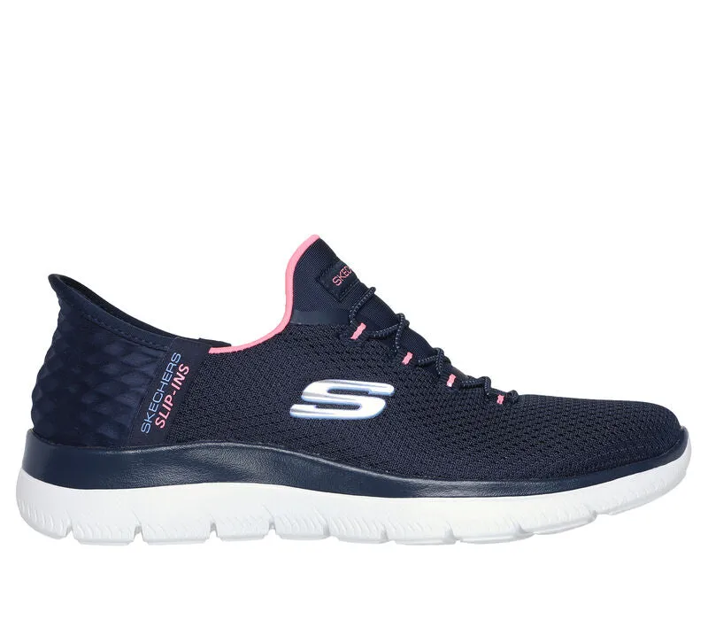 Skechers Slip-ins - Summits - Diamond Dream - Navy/Pink