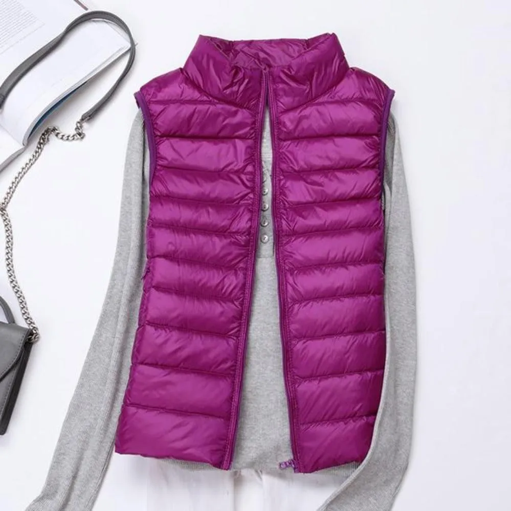 Sleeveless Ultralight Down Warm Coat