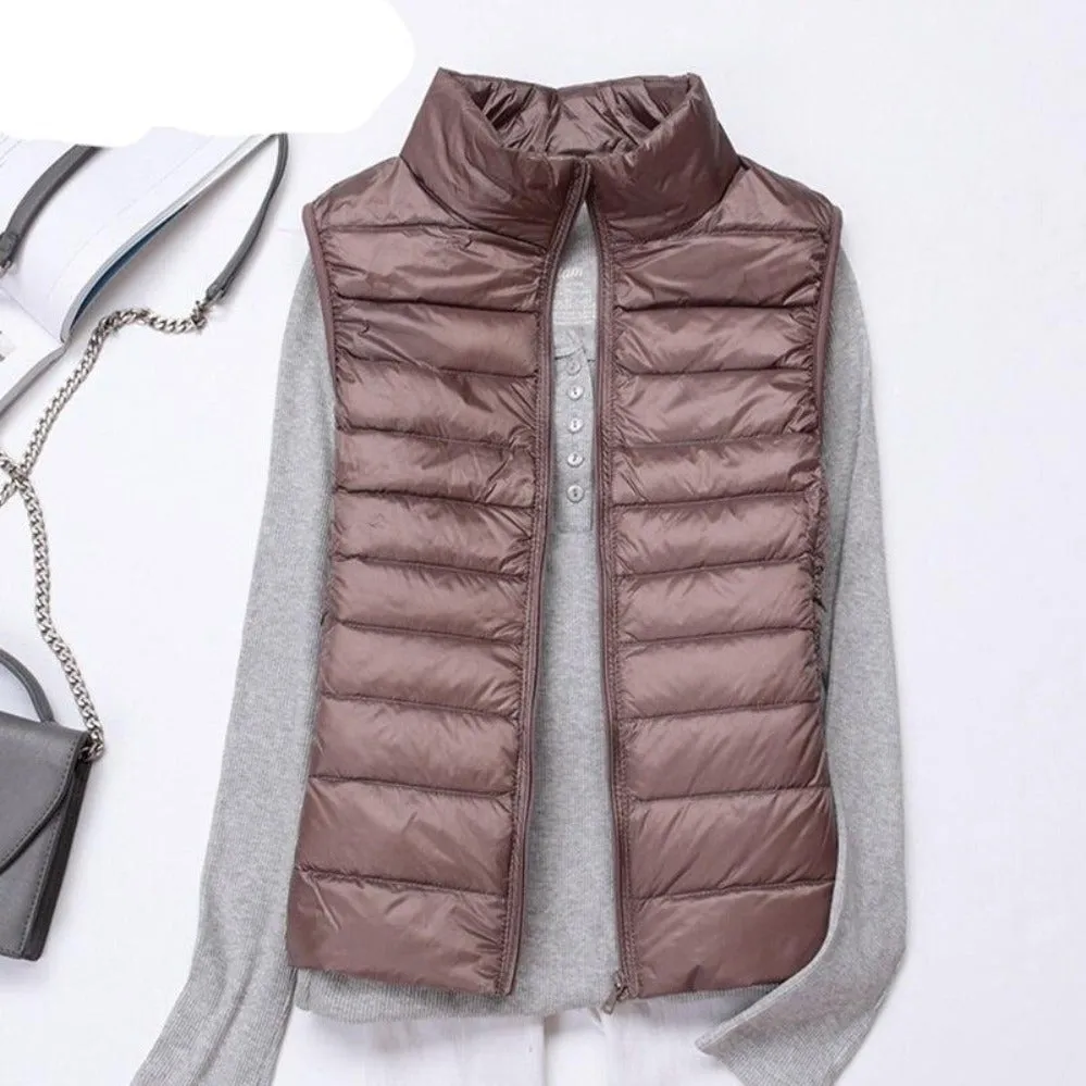Sleeveless Ultralight Down Warm Coat