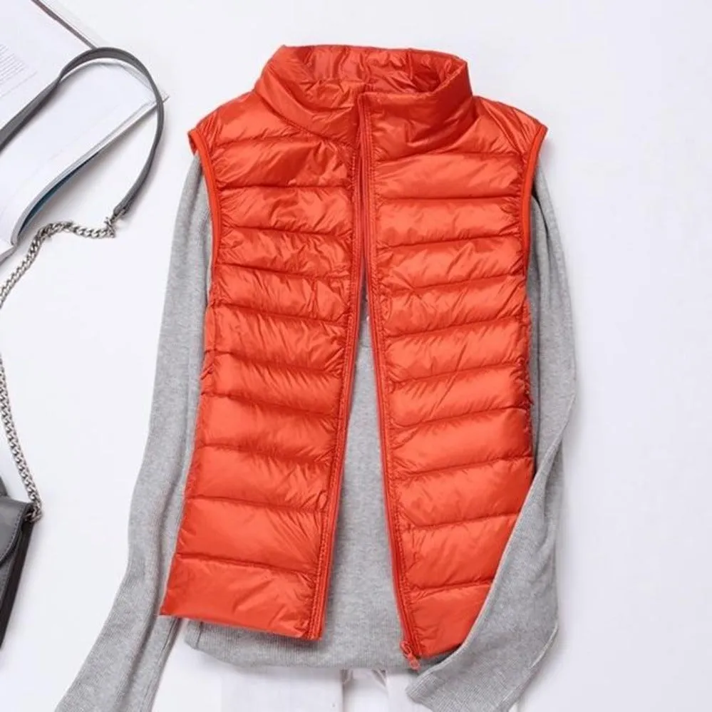 Sleeveless Ultralight Down Warm Coat