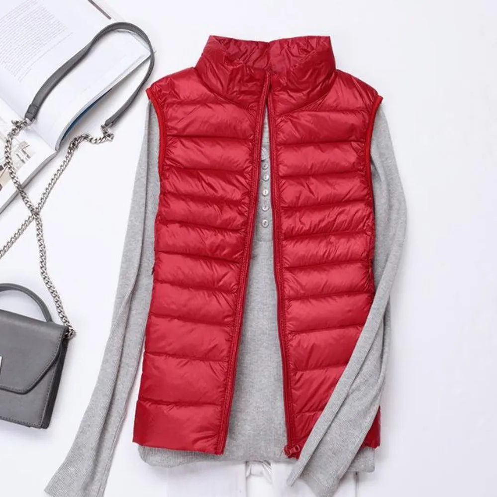 Sleeveless Ultralight Down Warm Coat
