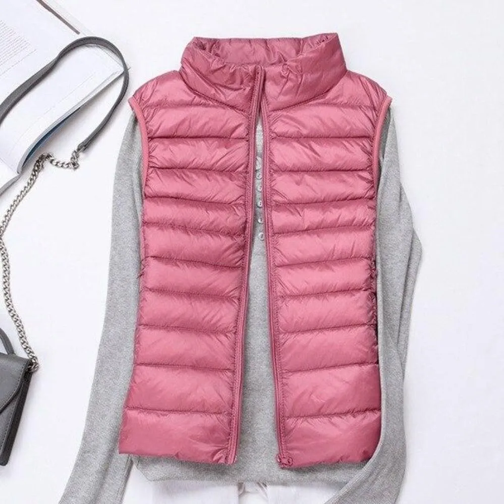 Sleeveless Ultralight Down Warm Coat