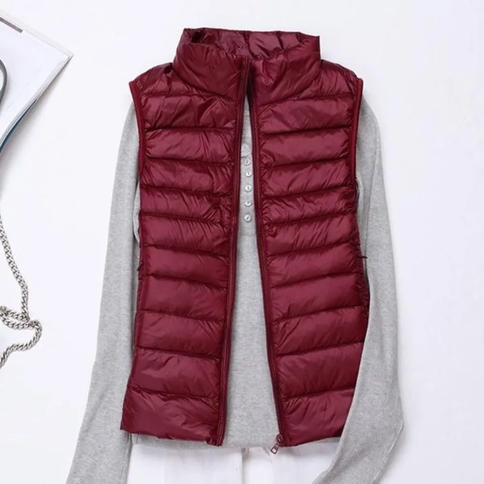 Sleeveless Ultralight Down Warm Coat